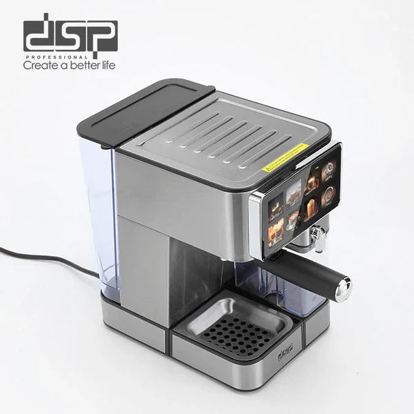 ماكينة إسبريسو ديجيتال 15 بار بشاشة LED – 1350 وات – DSP KA3149